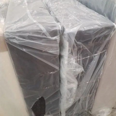 BAGGED EVERYDAY 4FT6 DOUBLE DIVAN BASE - 0 DRAWER - DARK GREY (2 PARTS)
