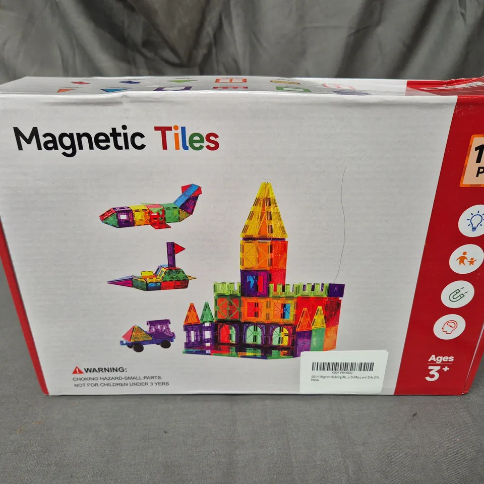 BOXED MAGNETIC TILES 102 PC SET (AGES 3+)