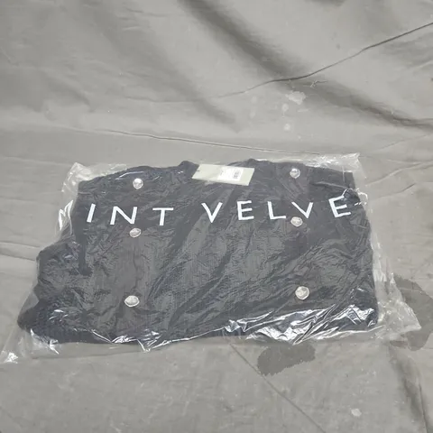 MINT VELVET COTTON BUTTON TABARD IN NAVY SIZE XL