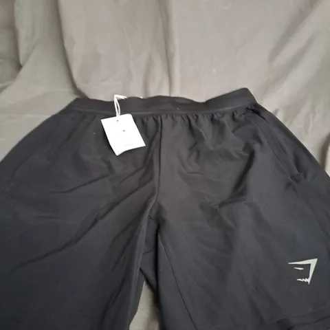 GYMSHARK SPEED 7" SHORTS BLACK SIZE MEDIUM SLIM FIT