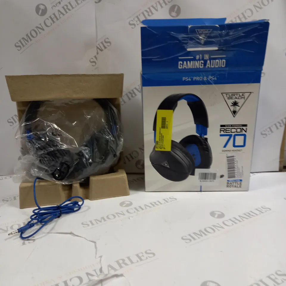 TURTLE BEACH RECON 70 WIRED GAMING HEADSET DESIGNED FOR BATTLE ROYALE ON PS4 & PS4 PRO 