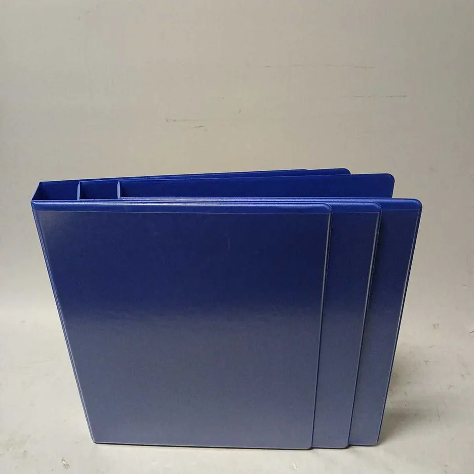 BOX OF 8 PRESENTATION BINDERS IN BLUE 