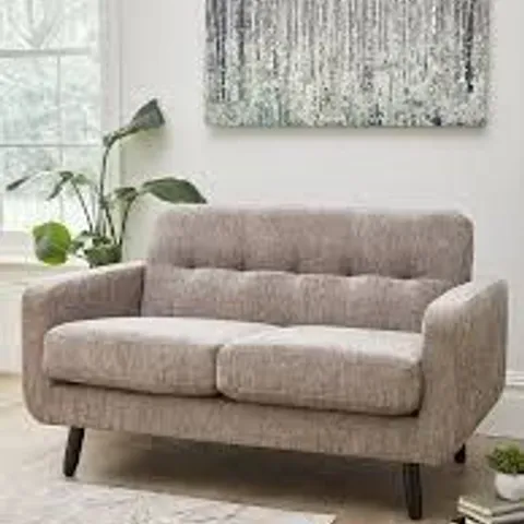 BOXED OSLO FABRIC 2-SEATER SOFA - NATURAL (1 BOX)