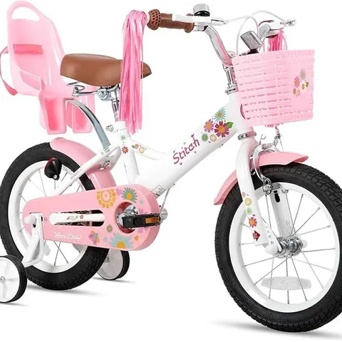 BOXED STITCH LITTLE DAISY 16 INCH KIDS BIKE - WHITE (1 BOX)