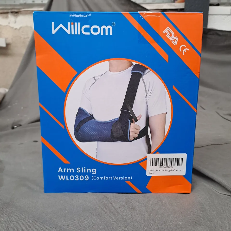 WILLCOM ARM SLING - LEFT ARM - SIZE LARGE