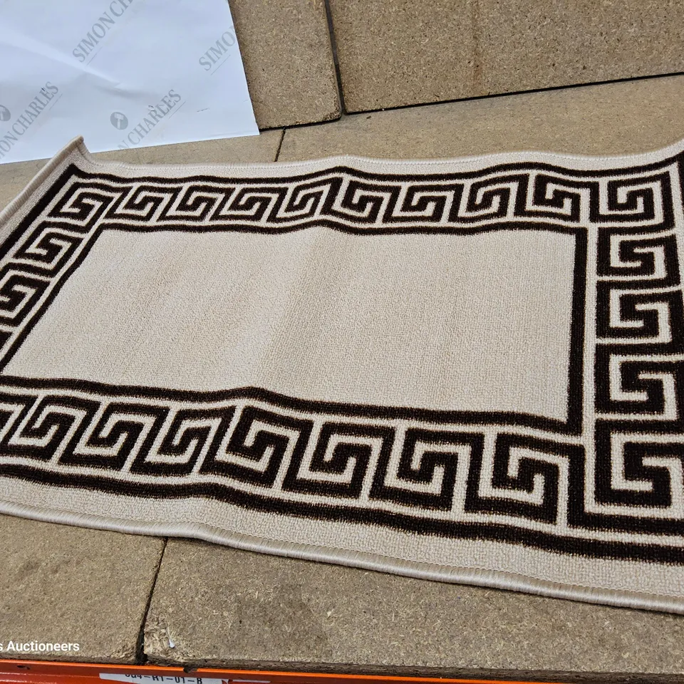 MARILYNN POWER LOOMBEIGE/BROWN RUG 50 × 80