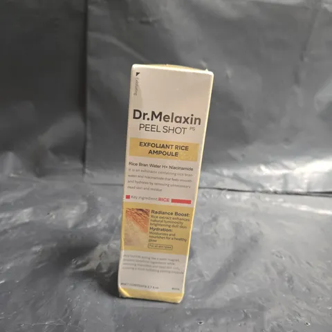 SEALED DR. MELAXIN PEEL SHOT PS EXFOLIANT RICE AMPOULE – FACIAL SKINCARE