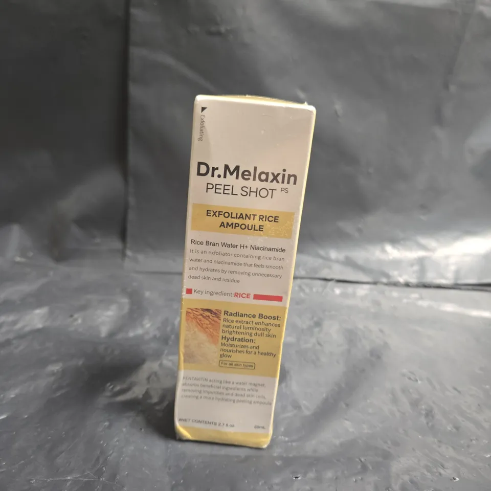 SEALED DR. MELAXIN PEEL SHOT PS EXFOLIANT RICE AMPOULE – FACIAL SKINCARE