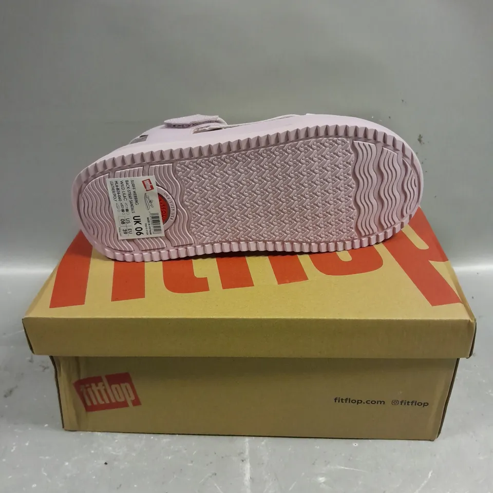 BOXED FITFLOP SURF WEBBING BACK-STRAP SANDALS - 6