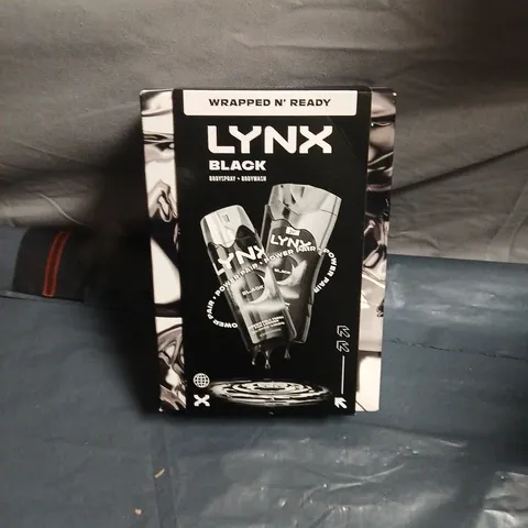 LYNX BLACK WRAPPED N' READY GIFT SET – BODY SPRAY & BODY WASH