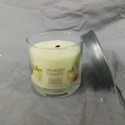 YANKEE CANDLE ICED BERRY LEMONADE JAR CANDLE