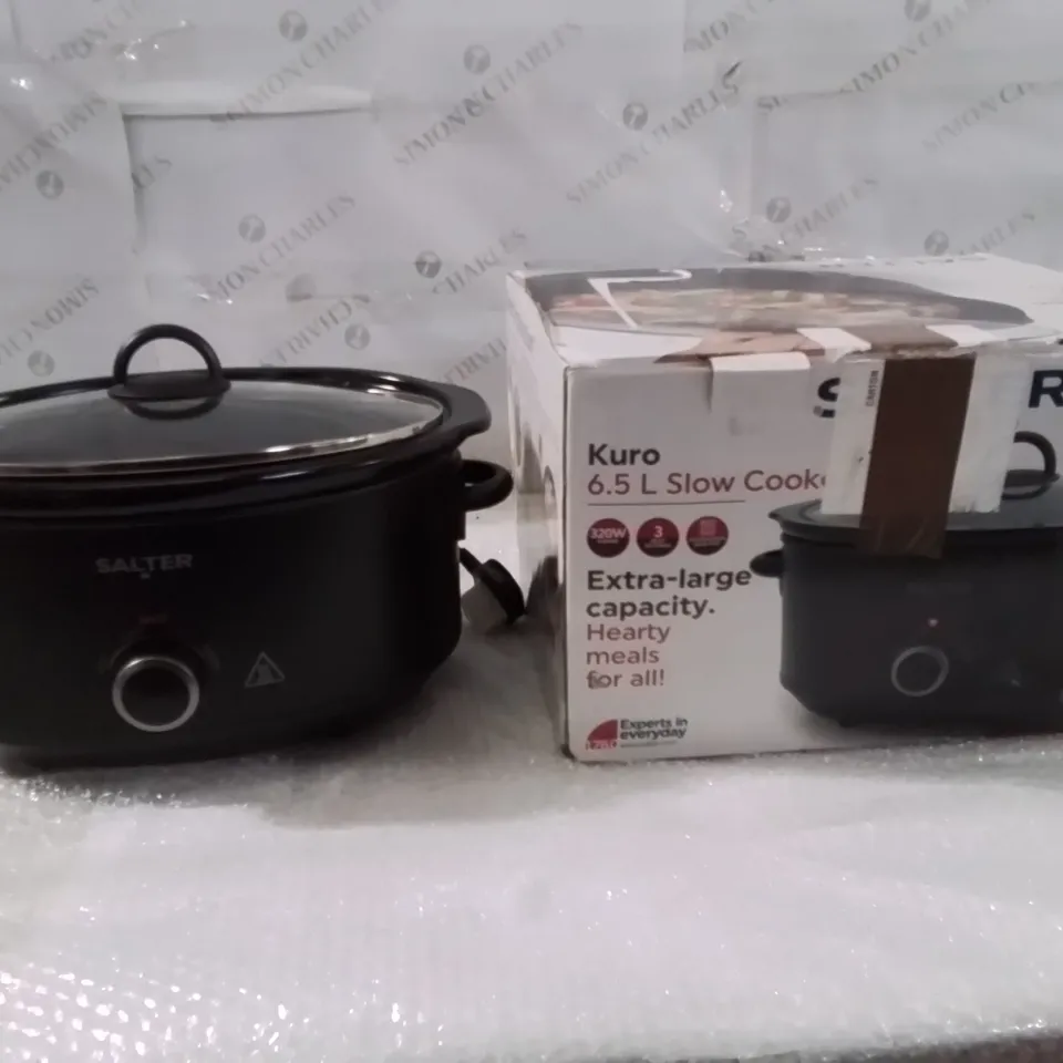 BOXED SALTER 6.5L SLOW COOKER 
