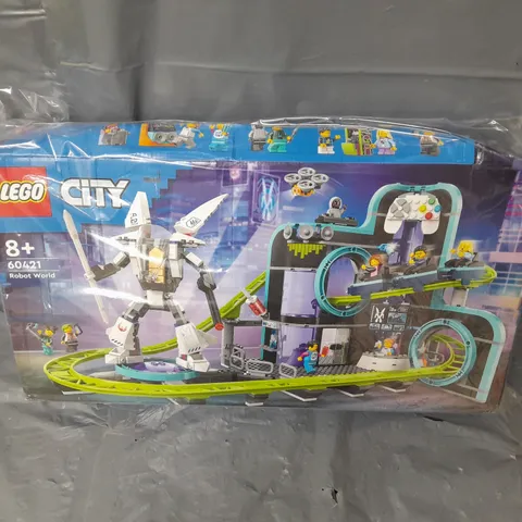 LEGO CITY ROBOT WORLD ROLLER-COASTER PARK TOY 60421