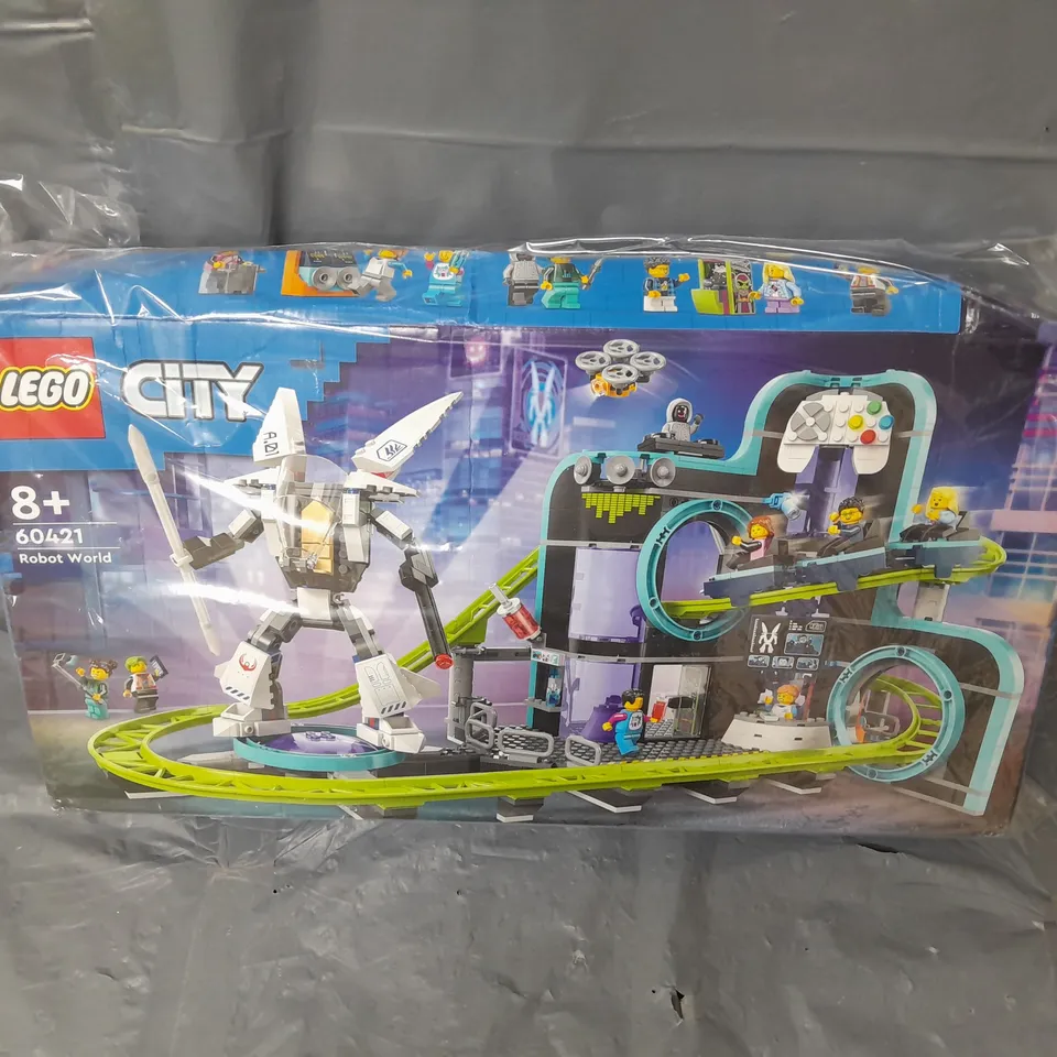 LEGO CITY ROBOT WORLD ROLLER-COASTER PARK TOY 60421 RRP £89.99