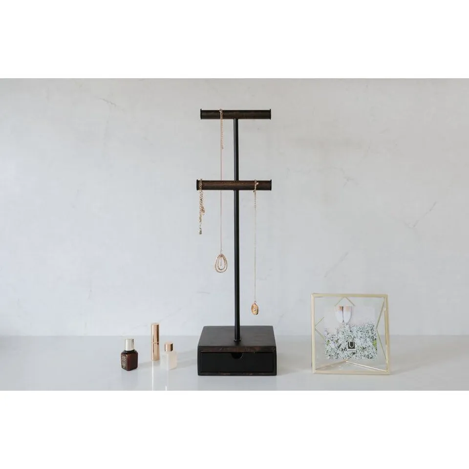 BOXED PILLAR JEWELLERY STAND