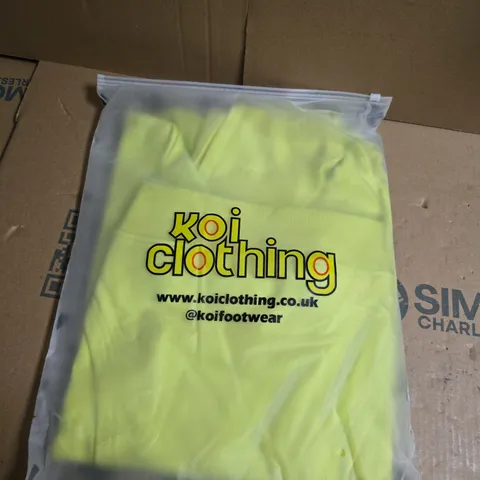 BOX OF APPROXIMATELY 10 KOI PICKLED SLIME OVERSIZED HOODIES - LARGE 