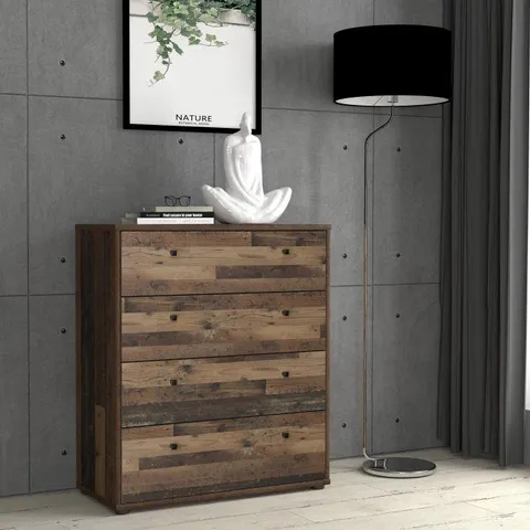 BOXED ARCHBOX OLD CHEST OF DRAWERS 75 CM – WOOD VINTAGE