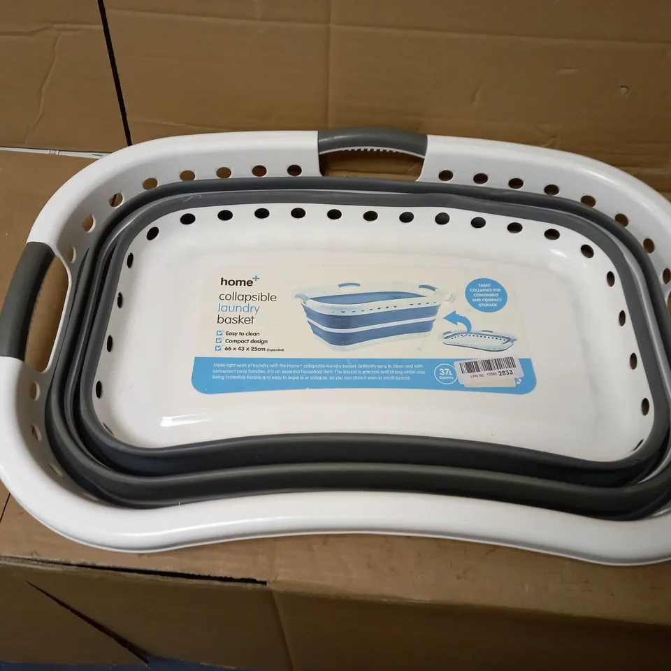 HOME+ COLLAPSIBLE LAUNDRY BASKET 66 X 43 X 25CM