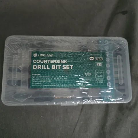 Libraton Countersink Drill Bit Set, 22-piece, HSS
