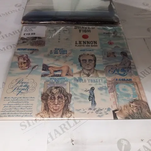 2 X VINYL LPS. JOHN LENNON - SHAVED FISH AND WINGS - WINGS OVER AMERICA.