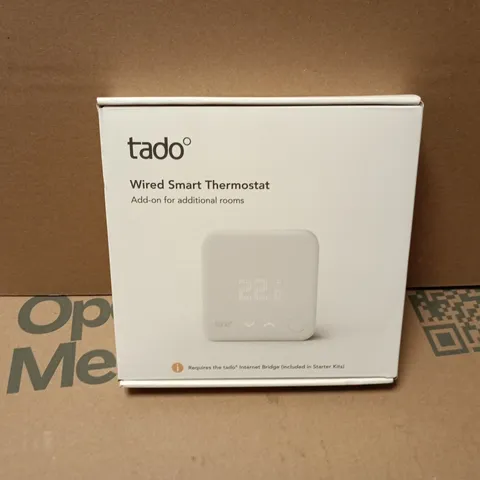 BOXED TADO WIRED SMART THERMOSTAT 