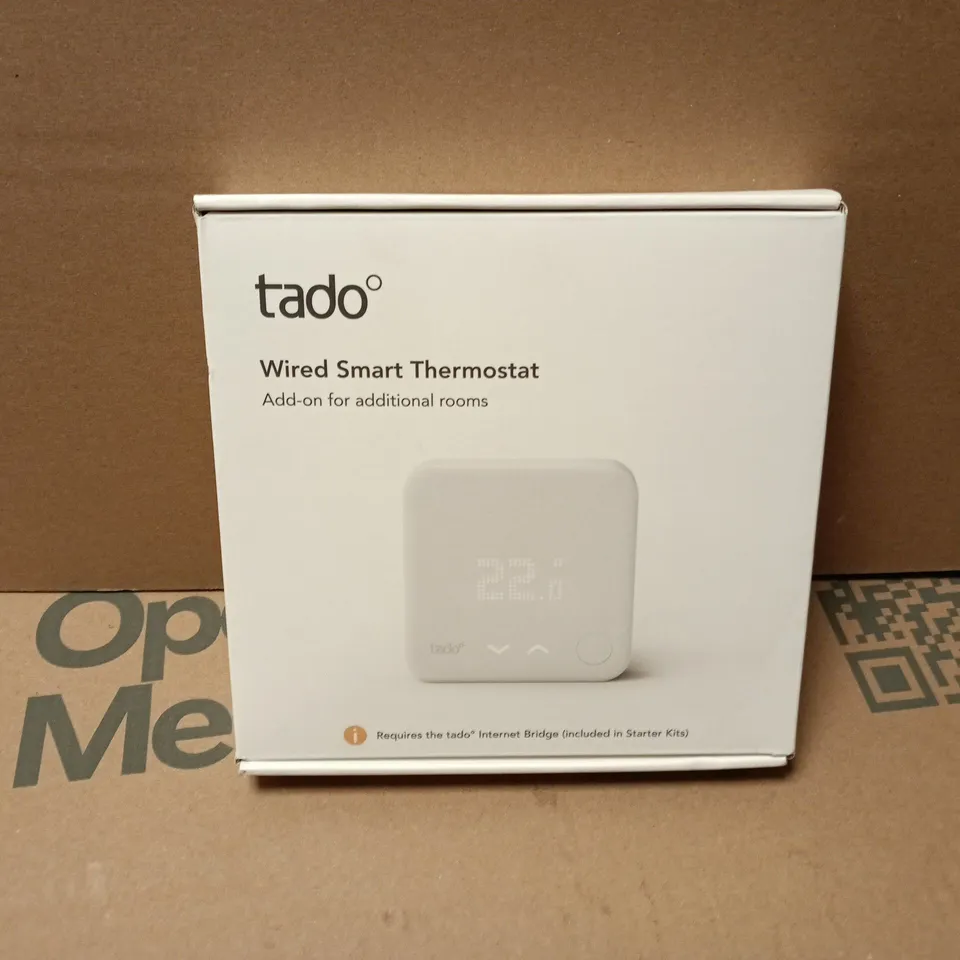 BOXED TADO WIRED SMART THERMOSTAT