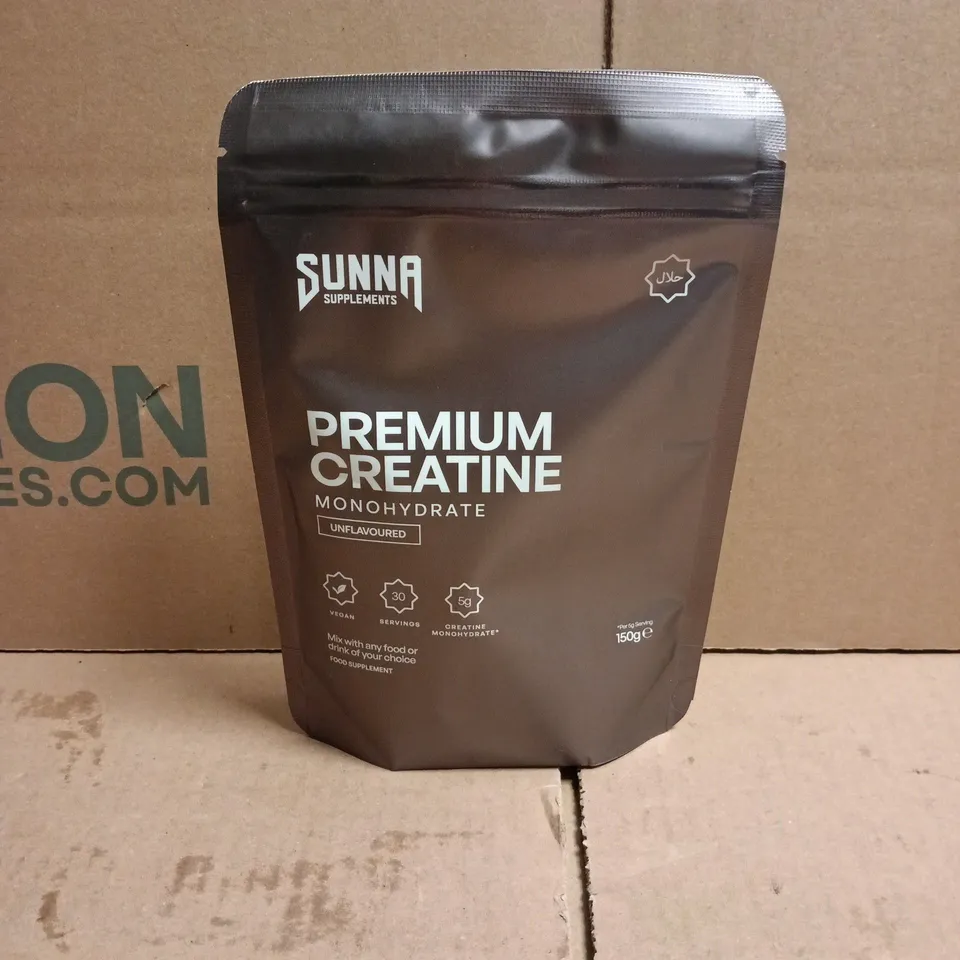 SUNNA SUPPLEMENTS PREMIUM CREATINE MONOHYDRATE 150G