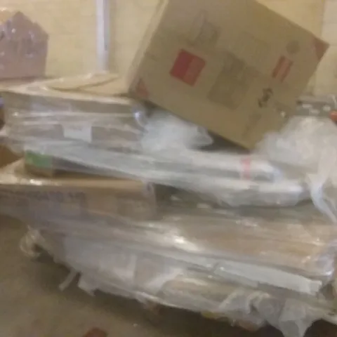 PALLET OF ASSORTED TABLE PARTS TO INCLUDE; SAVOY DINING TABLE PARTS, CHATSWORTH EXTENDING DINING TABLE PARTS