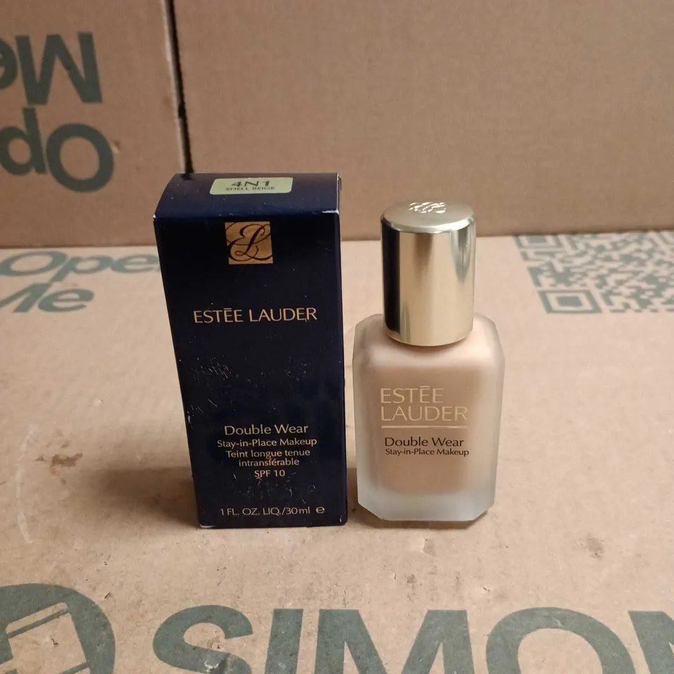 ESTEE LAUDER DOUBLE WEAR STAY IN PLACE MAKE UP 4N1 SHELL BEIGE 30ML BOXED