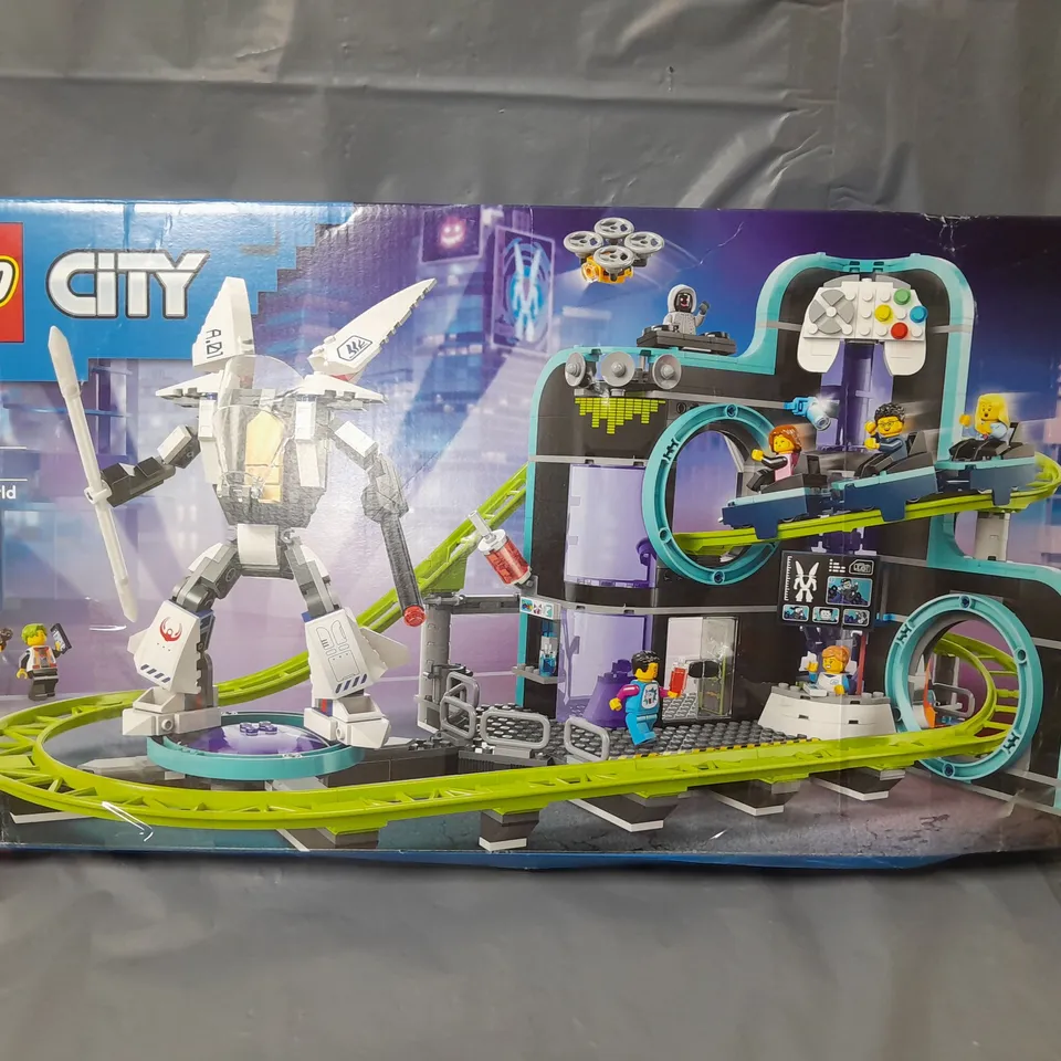 LEGO CITY ROBOT WORLD ROLLER-COASTER PARK TOY 60421 RRP £89.99