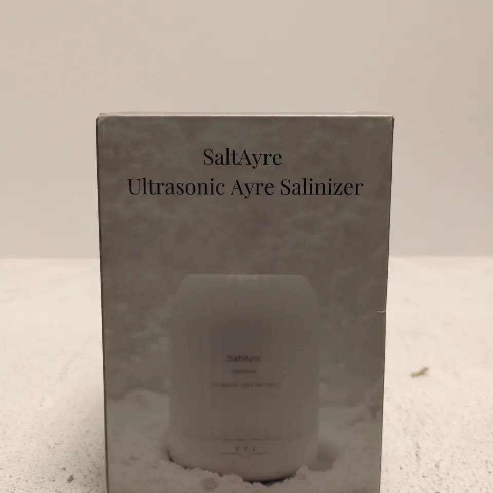 SALTAYRE ULTRASONIC AYRE SALINIZER – WELLNESS DEVICE, BOXED