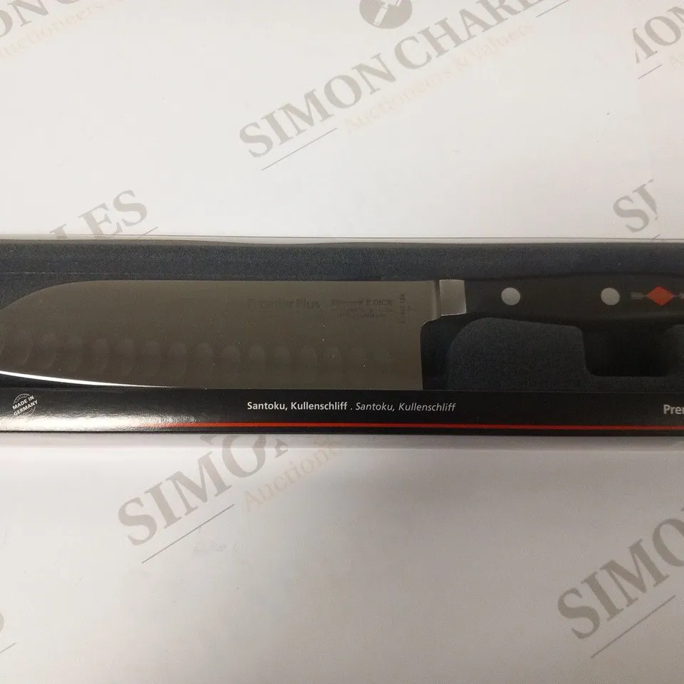 BRAND NEW BOXED DICK PREMIER PLUS FORGED STEEL 18CM SANTOKU KNIFE 8 1442 18K