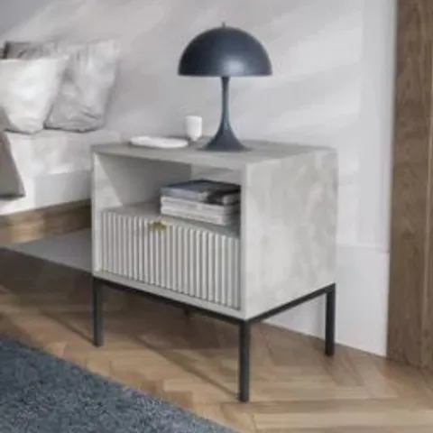 BOXED ICILIE BEDSIDE TABLE (2 BOXES)