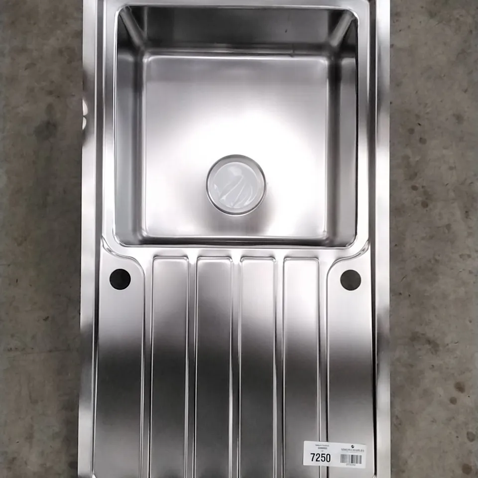 APOLLONIA STAINLESS STEEL 1 BOWL 1 DRAINER SINK