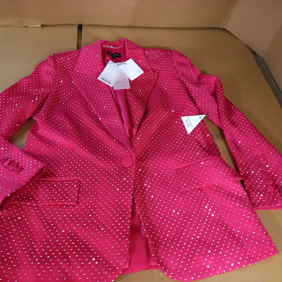 NADINE MERABI KIRA HOT PINK BLAZER - M