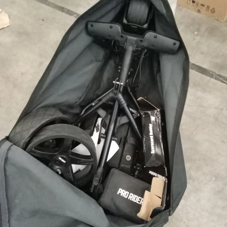 PRORIDER ELECTRIC GOLF TROLLEY BLACK/BLACK RRP £299.99