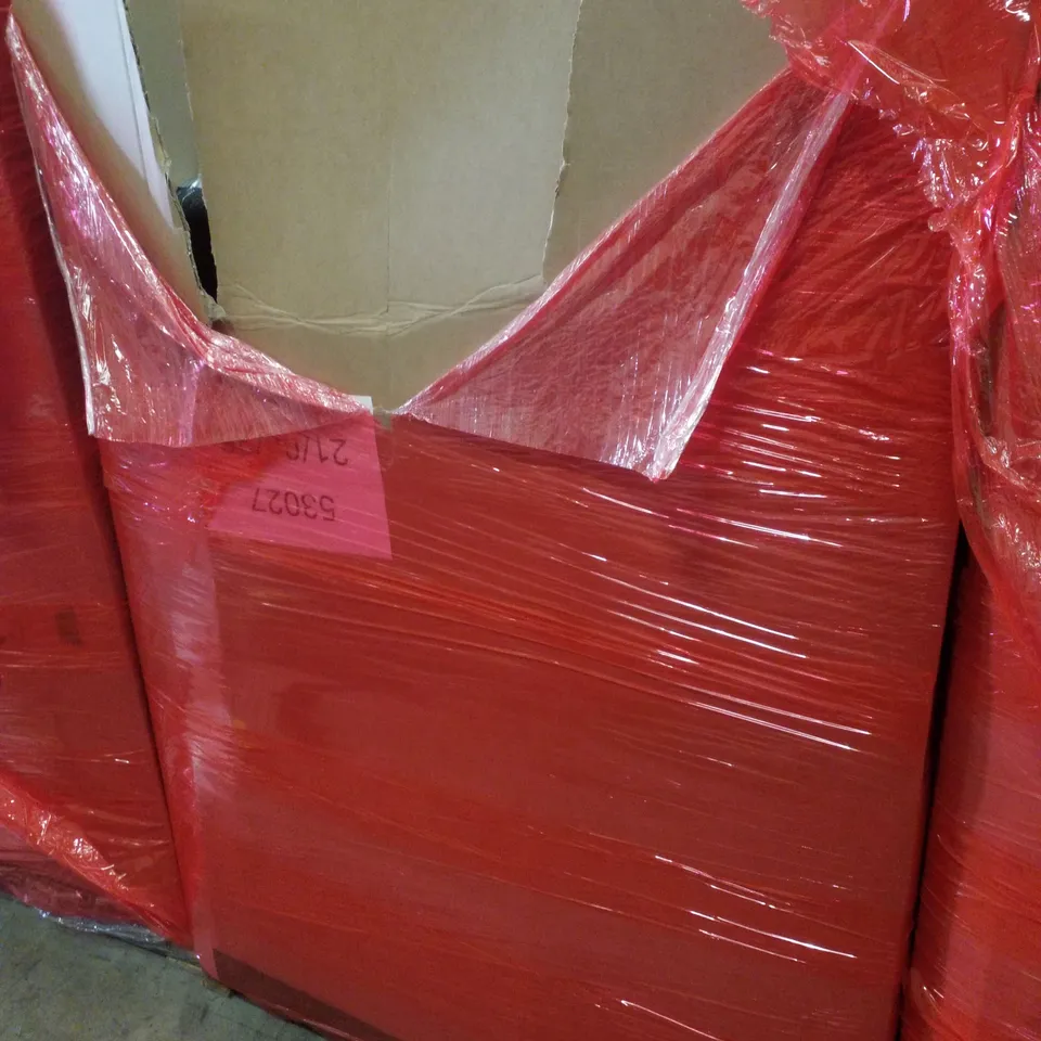 PALLET CONTAINING ASSORTED PRODUCTS INCLUDING PLASTIC FENCE, ELECTRIC FAN HEATER, INFRARED HEATING PANEL, PICTURE FRAME & SHOWER MIXER SYSTEM