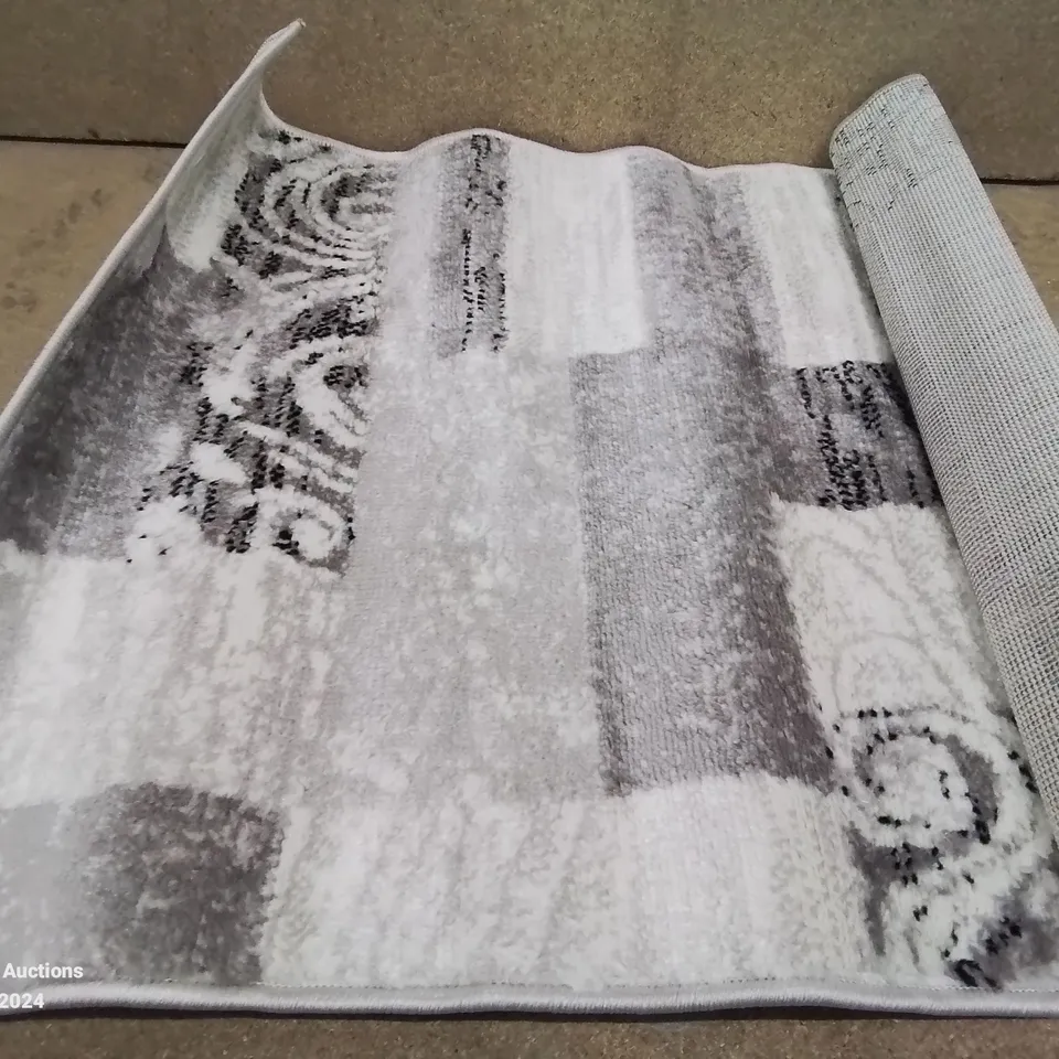 BRAND NEW PACO HOME SIN53 GREY SINAI RUG SIZE 60CM X 100CM 