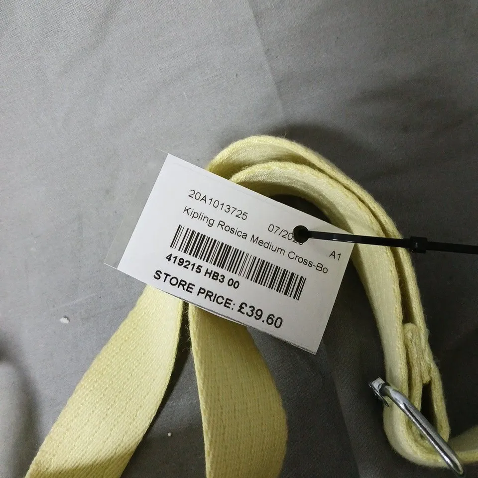 KIPLING ROSICA MEDIUM CROSS-BODY BAG – PALE YELLOW