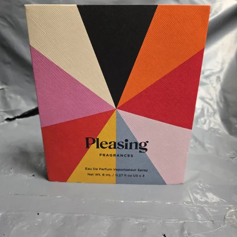 BOXED PLEASING FRAGRANCES EAU DE PARFUM 8ML X 3