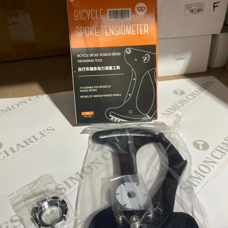 BOXED BICYCLE SPOKE TENSIOMETER