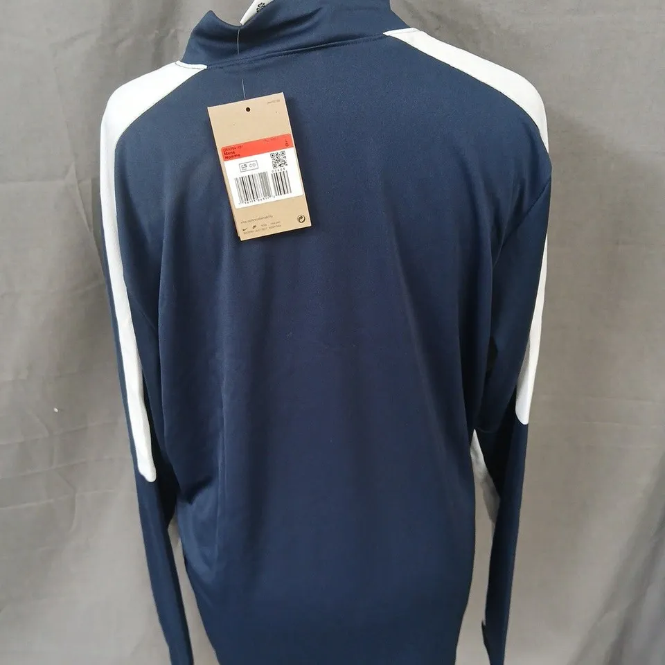 NIKE DRILL TOP IN NAVY - LARGE