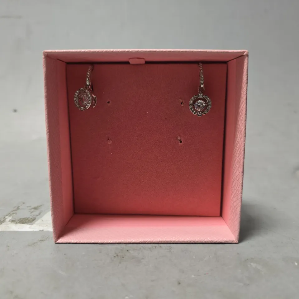 BOXED SWAROVSKI DANGLE EARRINGS 