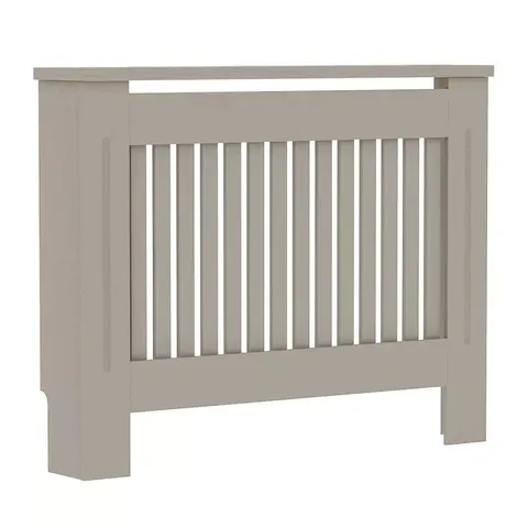 BOXED NEO MEDIUM GREY DECORATIVE WOODEN RADIATOR COVER (1 BOX)