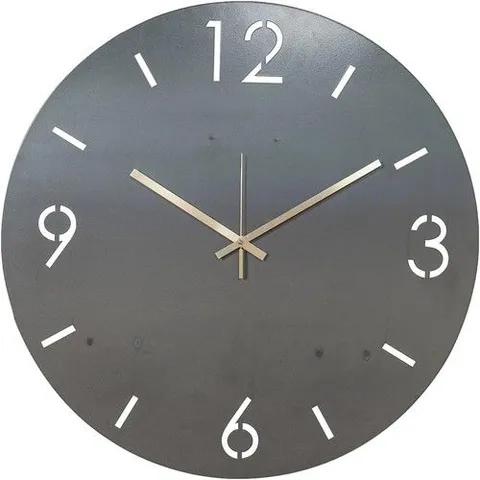 BOXED SPINDER DESIGN BLACK-SMITH BLACK TIME CLOCK MEDIUM