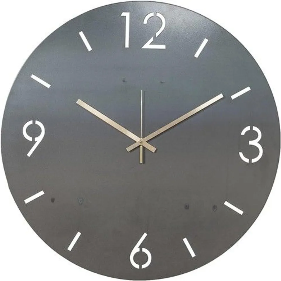 BOXED SPINDER DESIGN BLACK-SMITH BLACK TIME CLOCK MEDIUM