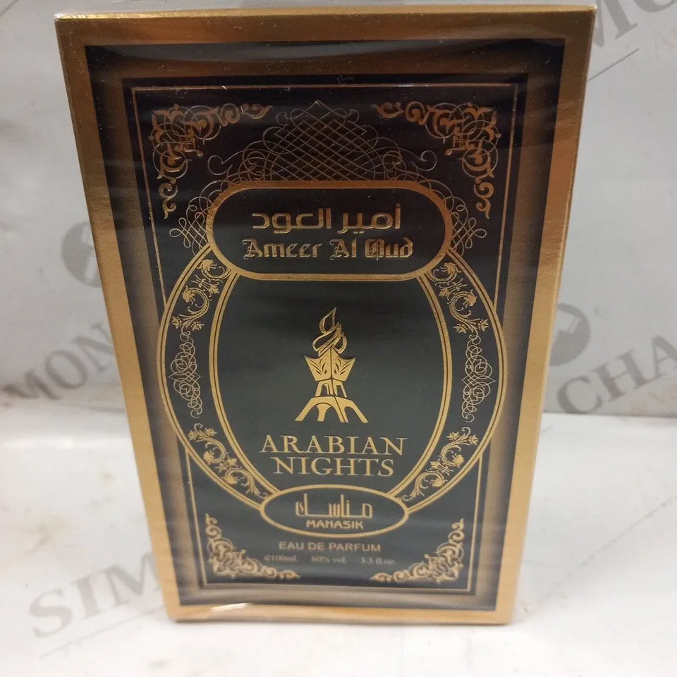 BOXED AND SEALED AMEER AL OUD ARABIAN NIGHTS MANASIK EAU DE PARFUM 100ML
