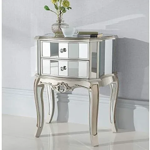 BRAND NEW HOMESDIRECT365 52CM W MANUFACTURED WOOD BEDSIDE TABLE