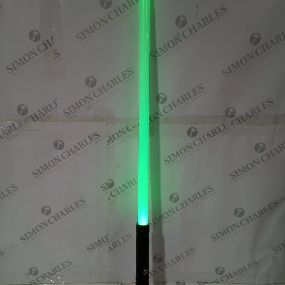 BOXED NIGHT LIGHT SABER WITH METAL HANDLE 