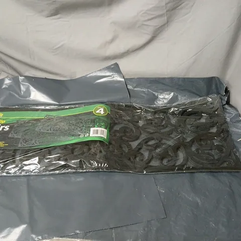 PARKLAND GARDENING ANTI-SLIP STAIRS MAT – PACK OF 4, BLACK